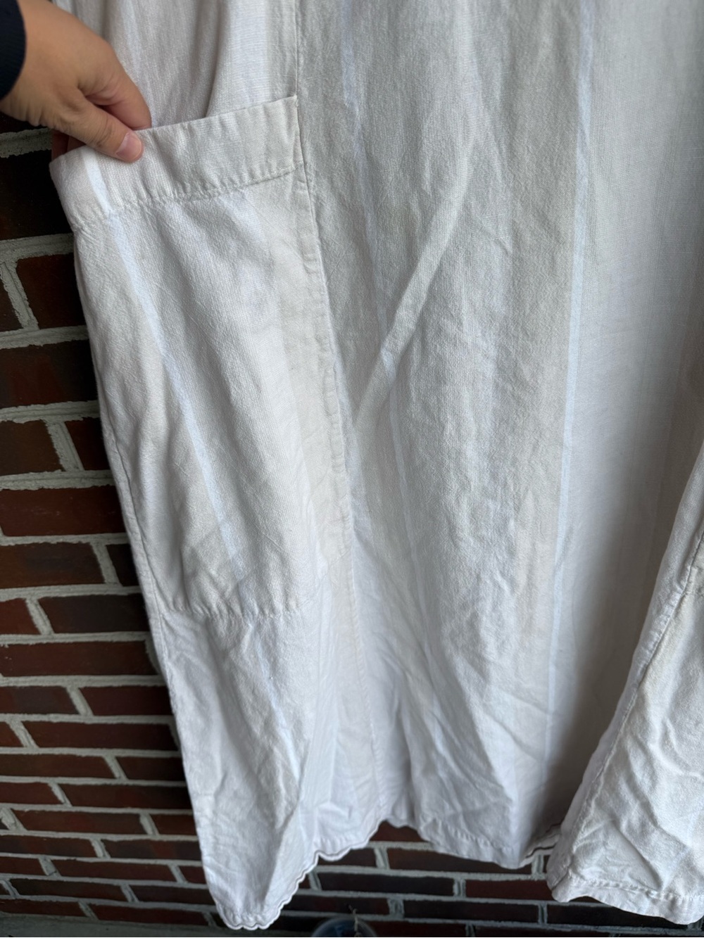 Soft Surroundings Cream Cotton/Flax Blend - Picture 10 of 13